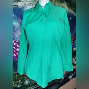 Worthington Women's Long Sleeve Button Down Blouse-NWT